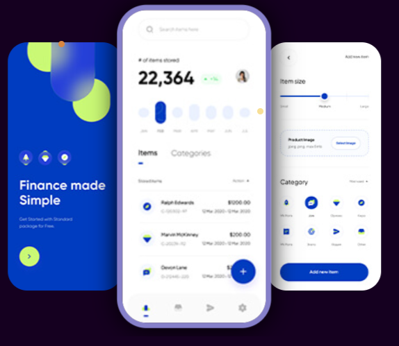 Feature-rich mobile dashboard